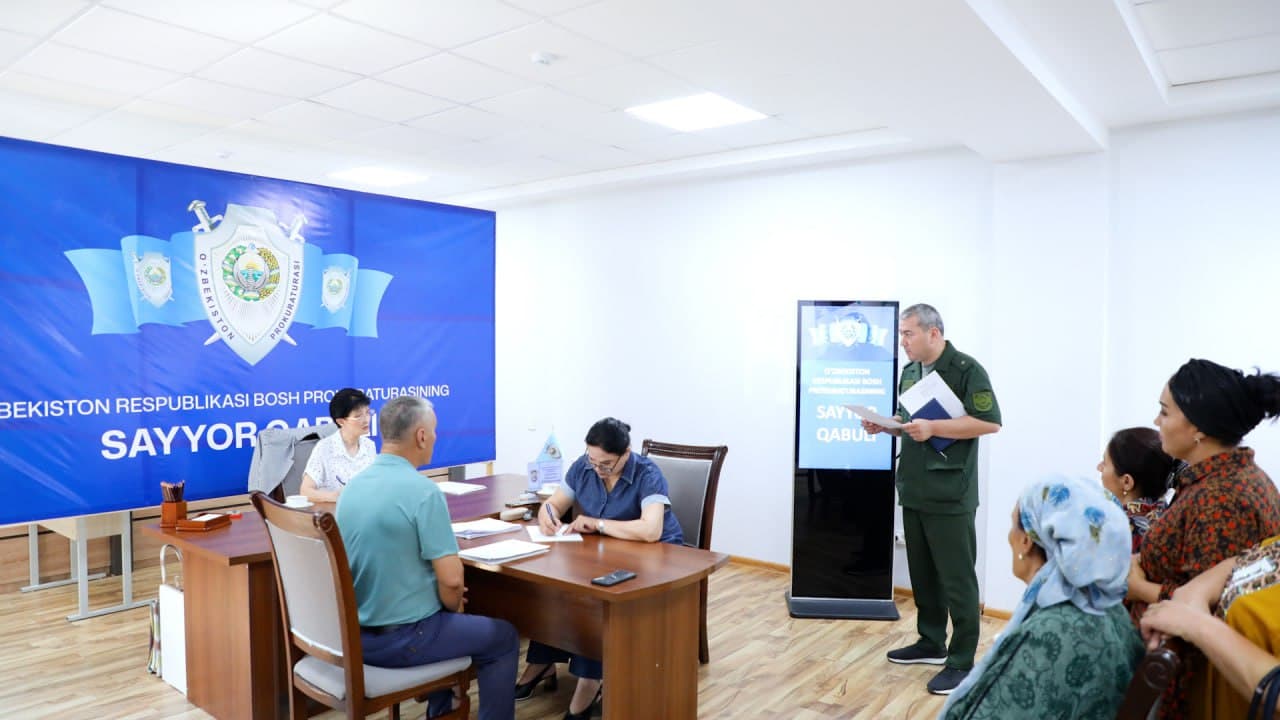Республиканская рабочая группа проводит масштабные выездные приемы в Ташкентской области