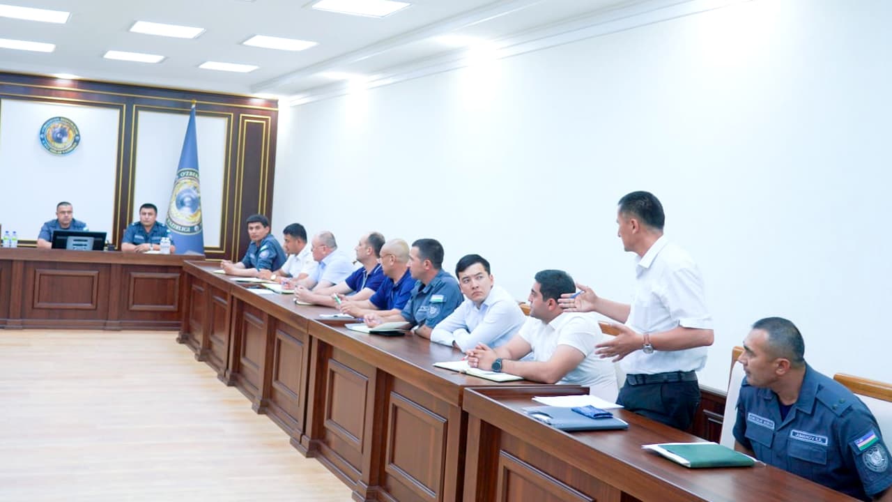 В УВД Кашкадарьинской области проведен учебно-практический семинар по исполнению Указа Президента