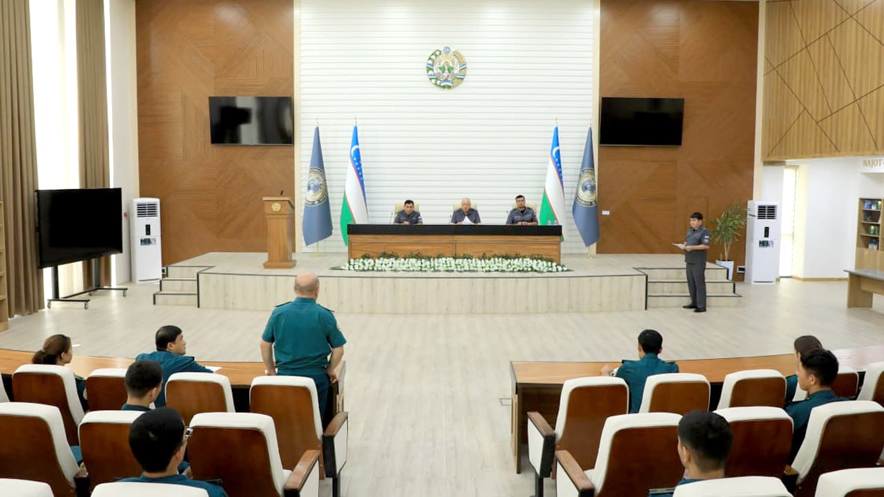 IIV Akademiyasi kursantlari uchun amaliyot oldi yigʻilish boʻlib oʻtdi