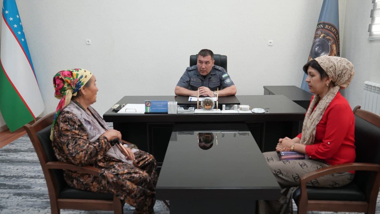 На очередном личном приеме начальника УВД Навоийской области рассмотрены обращения граждан