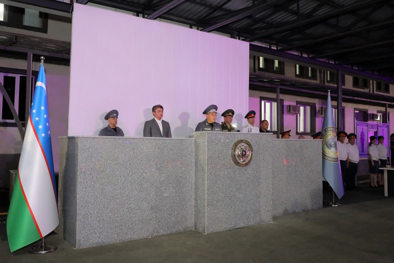 После проведения капитального ремонта введено в эксплуатацию административное здание бригады Дорожно-патрульной службы ГУВД Ташкента