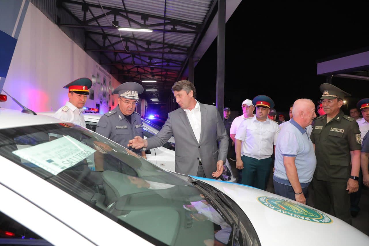 После проведения капитального ремонта введено в эксплуатацию административное здание бригады Дорожно-патрульной службы ГУВД Ташкента