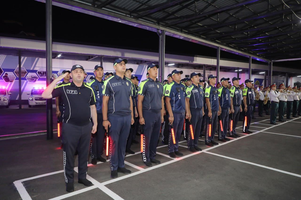 После проведения капитального ремонта введено в эксплуатацию административное здание бригады Дорожно-патрульной службы ГУВД Ташкента