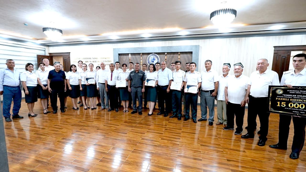 “Yoshlar oyligi” doirasida Andijon viloyati IIB rahbariyati yosh xodimlar bilan uchrashuv oʻtkazdi