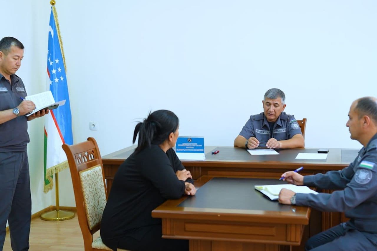 Qashqadaryo viloyati ichki ishlar boshqarmasi rahbariyati tomonidan Gʻuzor tumani Yangikent mahallasida sayyor qabul oʻtkazildi