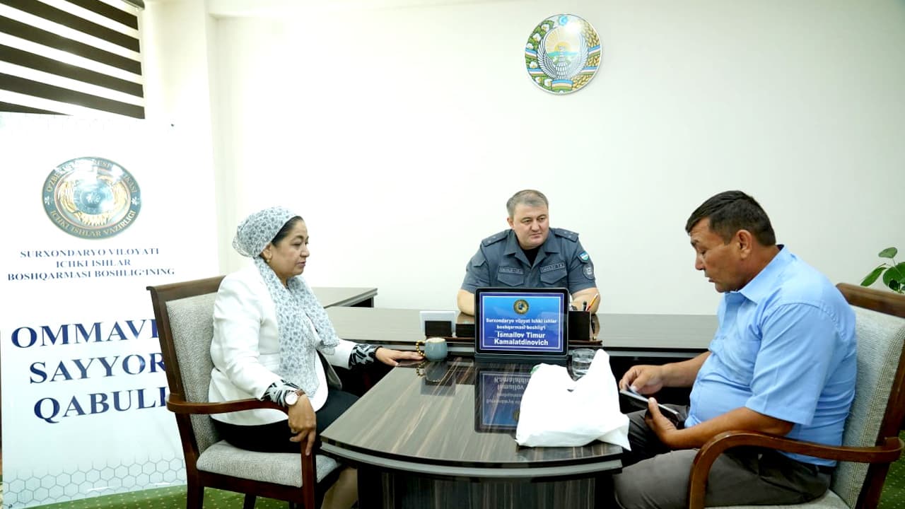 Ichki ishlar organlari tomonidan joylarda fuqarolar bilan ochiq muloqotni taʼminlashga qaratilgan keng qamrovli chora-tadbirlar amalga oshirilmoqda