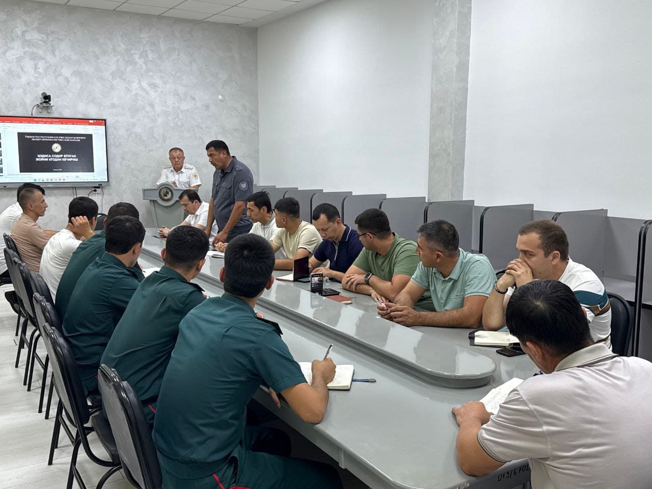 Навоийда эксперт-криминалистика ходимларининг касбий малака ва кўникмаларини ошириш мақсадида ўқув машғулоти ташкил этилди