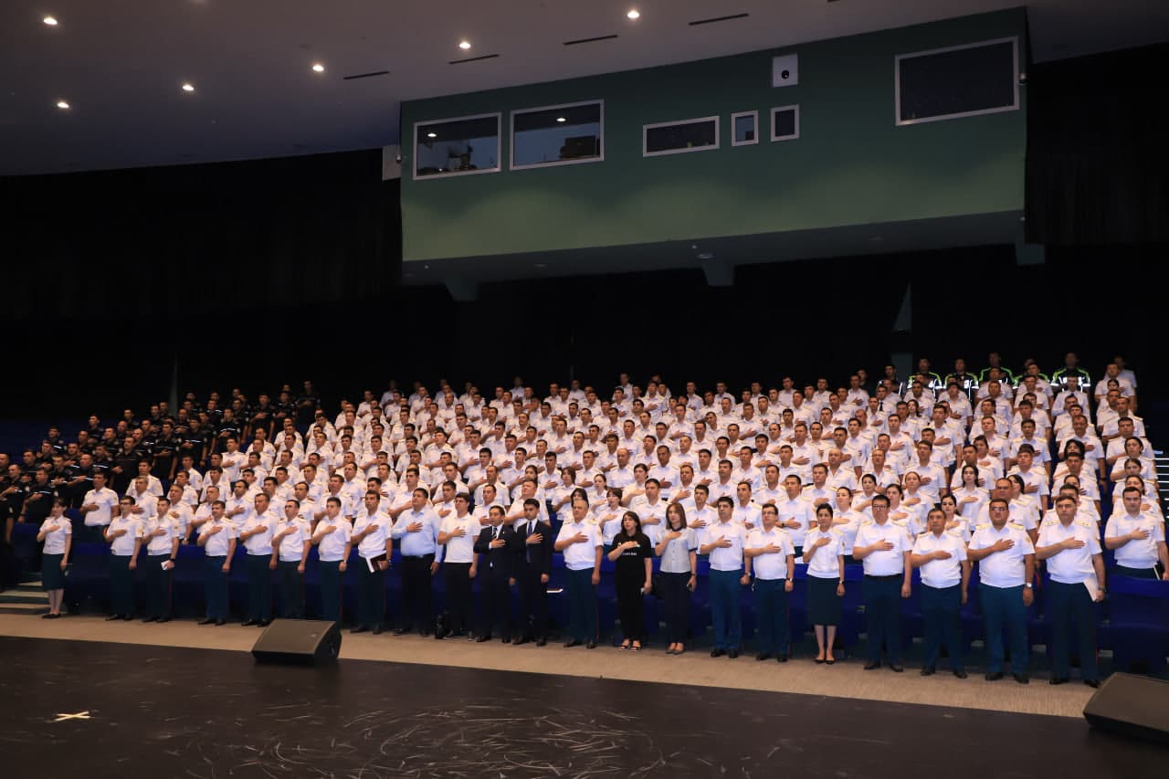 30 июня в связи с "Днем молодежи" организовано духовно-просветительское мероприятие на тему "Созидатели Нового Узбекистана" с участием 500 молодых сотрудников и военнослужащих, подведомственных Министерству внутренних дел