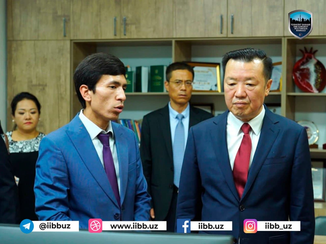 A delegation from Shaanxi Province Public Security Department visited the MDIA of Tashkent city