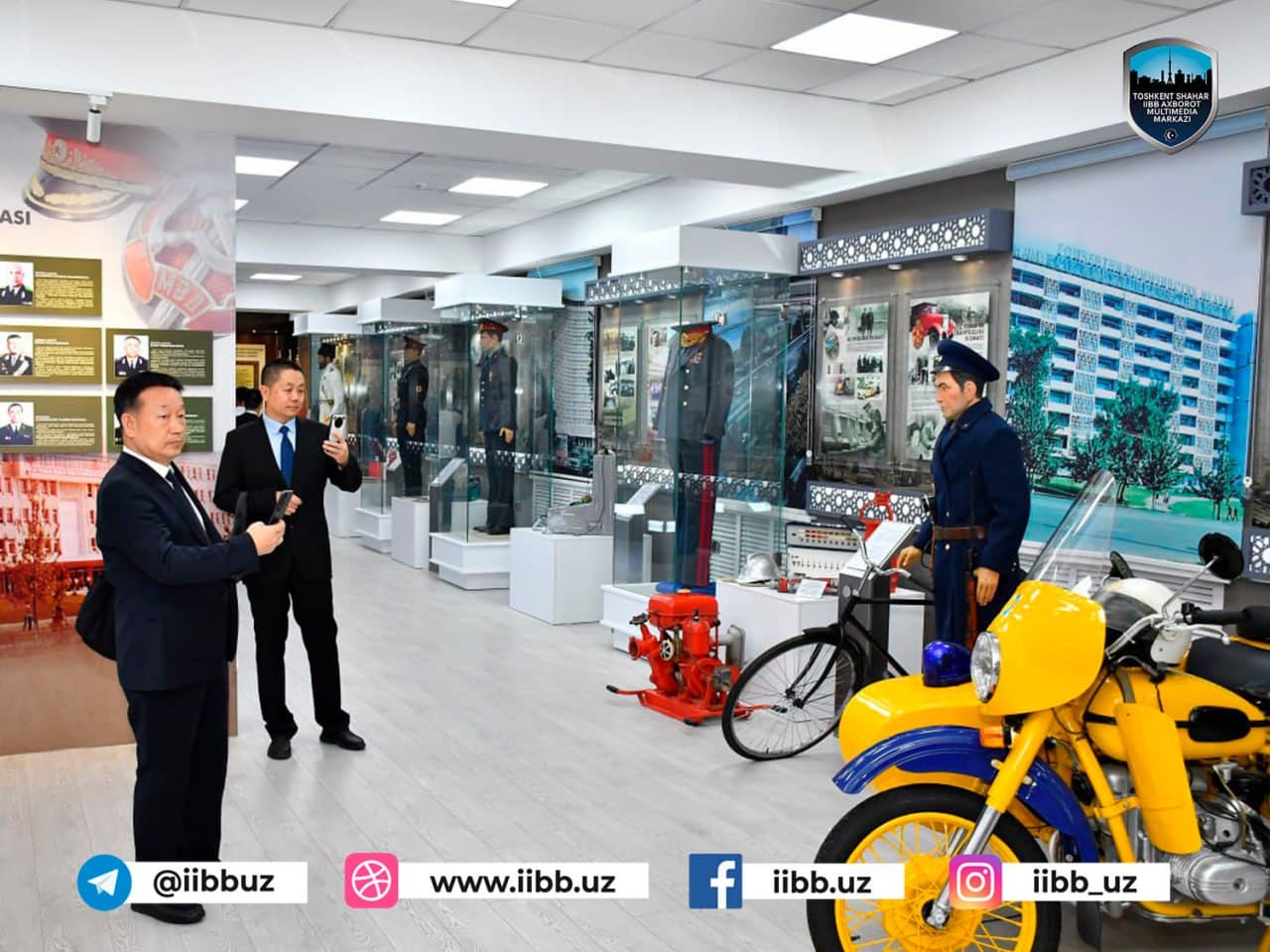 A delegation from Shaanxi Province Public Security Department visited the MDIA of Tashkent city