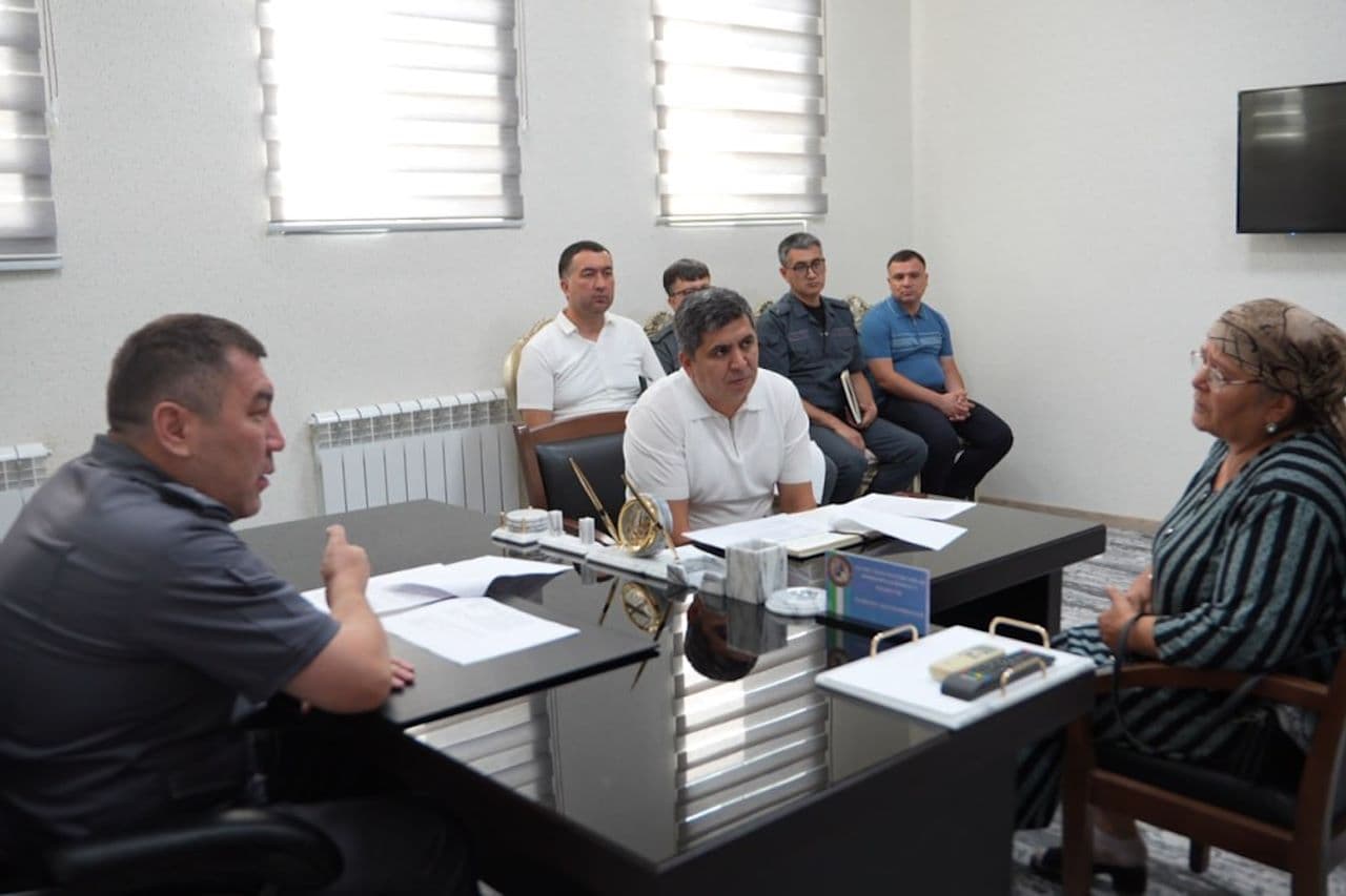 Navoiy viloyati IIB rahbariyatining navbatdagi shaxsiy qabuli boʻlib oʻtdi