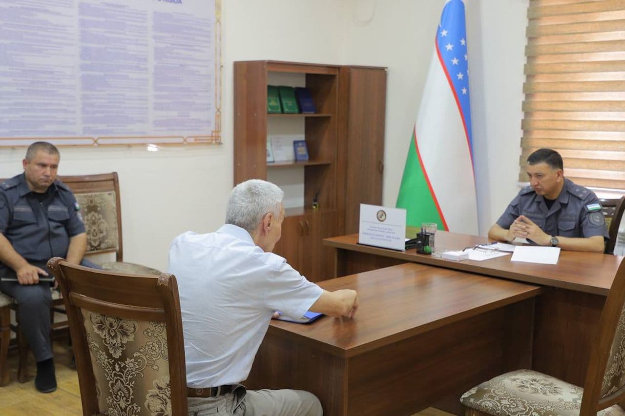 Xorazm viloyati IIB rahbariyati tomonidan shaxsiy qabul oʻtkazildi