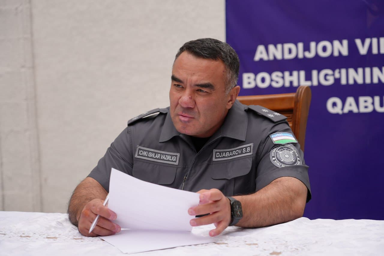 Andijon viloyati IIB rahbariyati tomonidan sayyor qabullar tashkil etilmoqda