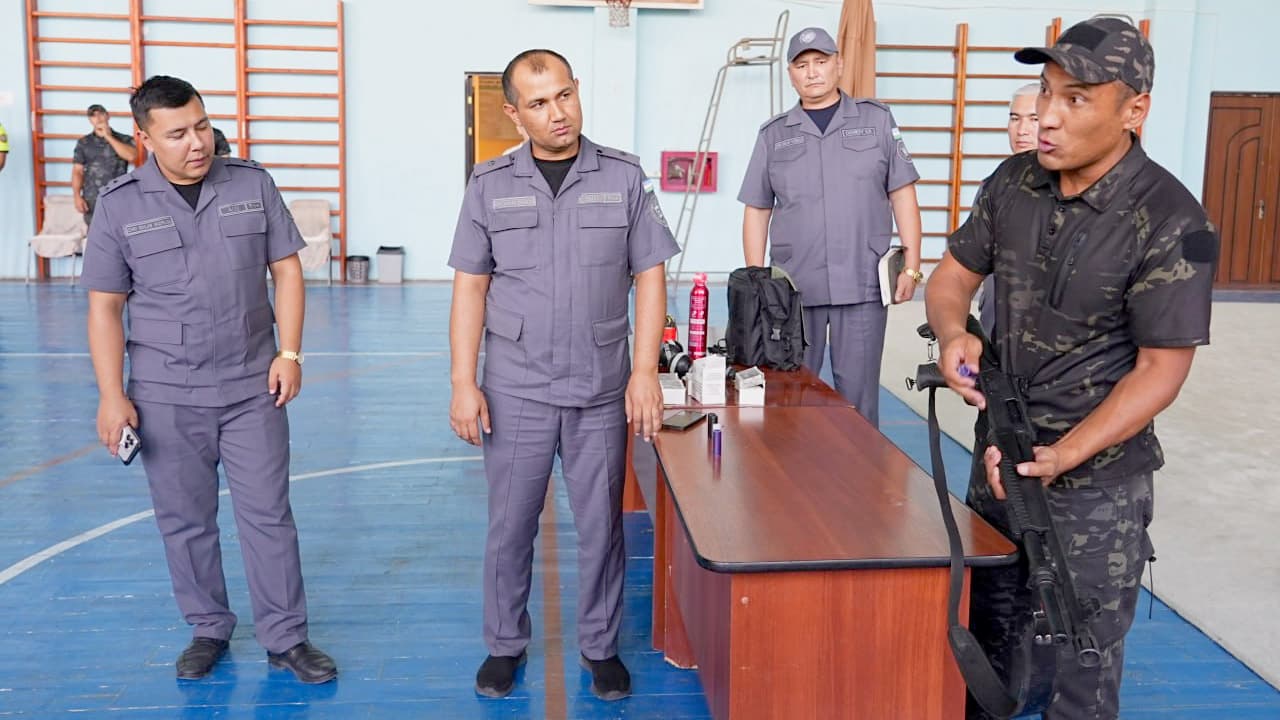 Ichki ishlar vazirligi ishchi guruhi tomonidan Fargʻona viloyatida sayyor oʻquv mashgʻulotlari oʻtkazilmoqda