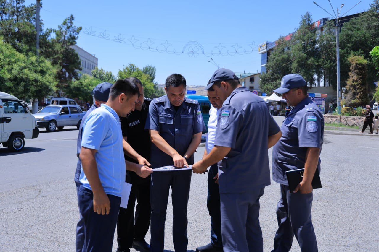 Изучены меры, осуществляемые в Чартакском районе Наманганской области по обеспечению безопасности движения, улучшению дорожной инфраструктуры и предотвращению заторов