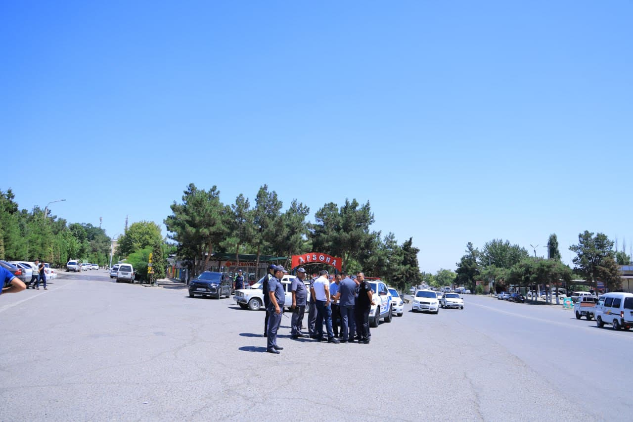 Изучены меры, осуществляемые в Чартакском районе Наманганской области по обеспечению безопасности движения, улучшению дорожной инфраструктуры и предотвращению заторов