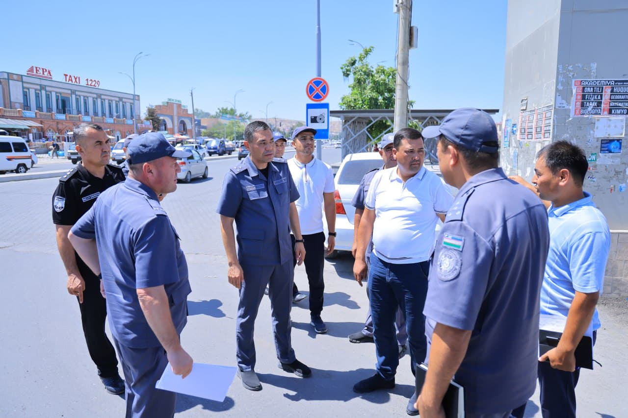 Изучены меры, осуществляемые в Чартакском районе Наманганской области по обеспечению безопасности движения, улучшению дорожной инфраструктуры и предотвращению заторов