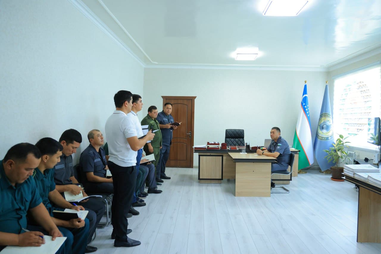 Namangan viloyati IIB rahbariyati tomonidan Mingbuloq tumanida oʻrganish ishlari olib borildi