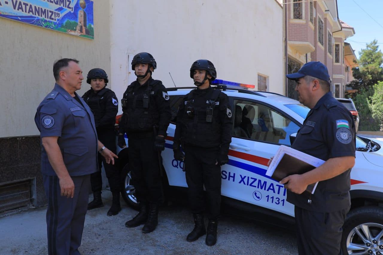 Ichki ishlar vazirligi rahbariyati Buxoro viloyatidagi kriminogen vaziyati ogʻir “qizil” toifada boʻlgan mahallalarda oʻrganish ishlarini olib bordi