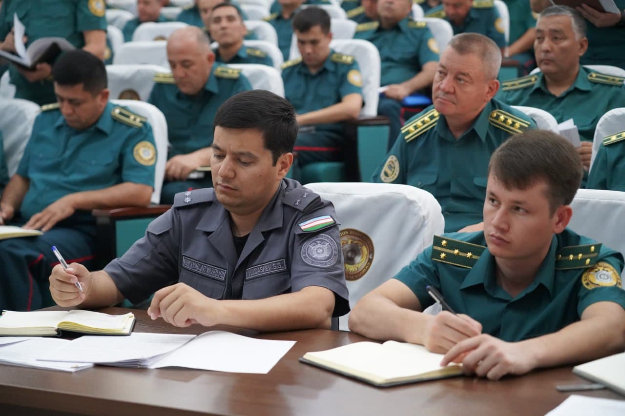 Samarqand viloyati Ichki ishlar boshqarmasida yarim yillik ishlar natijasi muhokama qilindi