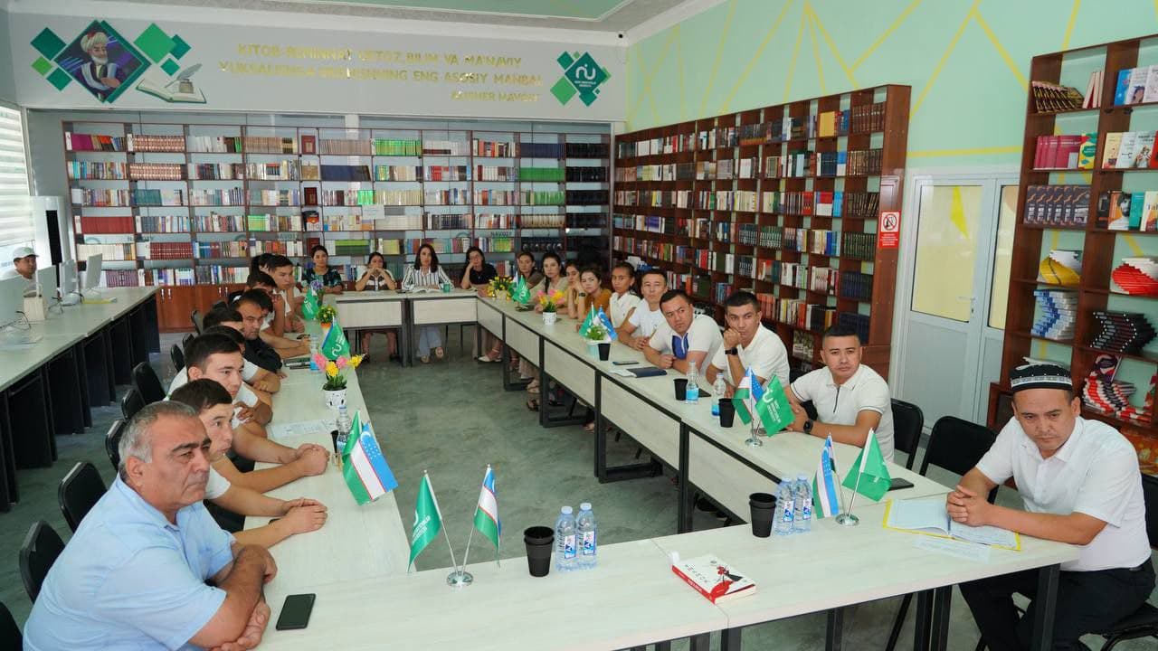 Yoshlar maʼrifati va xizmatga jalb etishda yangi bosqich: maʼnaviy uchrashuvlar va mehnat yarmarkalari