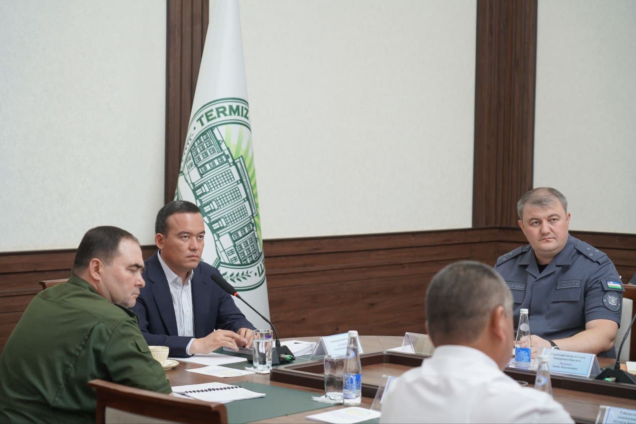 Рассмотрены меры по улучшению криминогенной обстановки и предупреждению правонарушений в Сурхандарьинской области