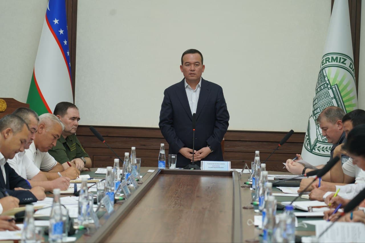 Рассмотрены меры по улучшению криминогенной обстановки и предупреждению правонарушений в Сурхандарьинской области