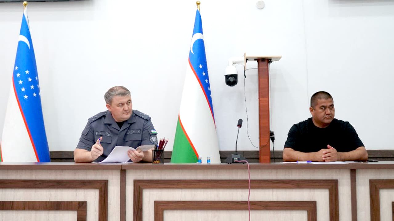 Surxondaryo viloyati IIB rahbariyati tomonidan Shoʻrchi tumanida Prezident qarori ijrosi hamda tumandagi kriminogen vaziyat tanqidiy muhokama qilindi