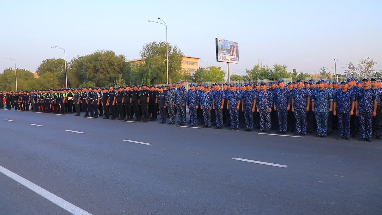 Ichki ishlar vazirligi Jamoat xavfsizligi departamenti Yoʻl harakati xavfsizligi xizmati rahbariyati Qashqadaryo viloyatida “Xavfsiz va sogʻlom yurt” keng qamrovli tezkor profilaktik tadbirining ikkinchi bosqichi doirasida yoʻriqnoma tashkil etdi