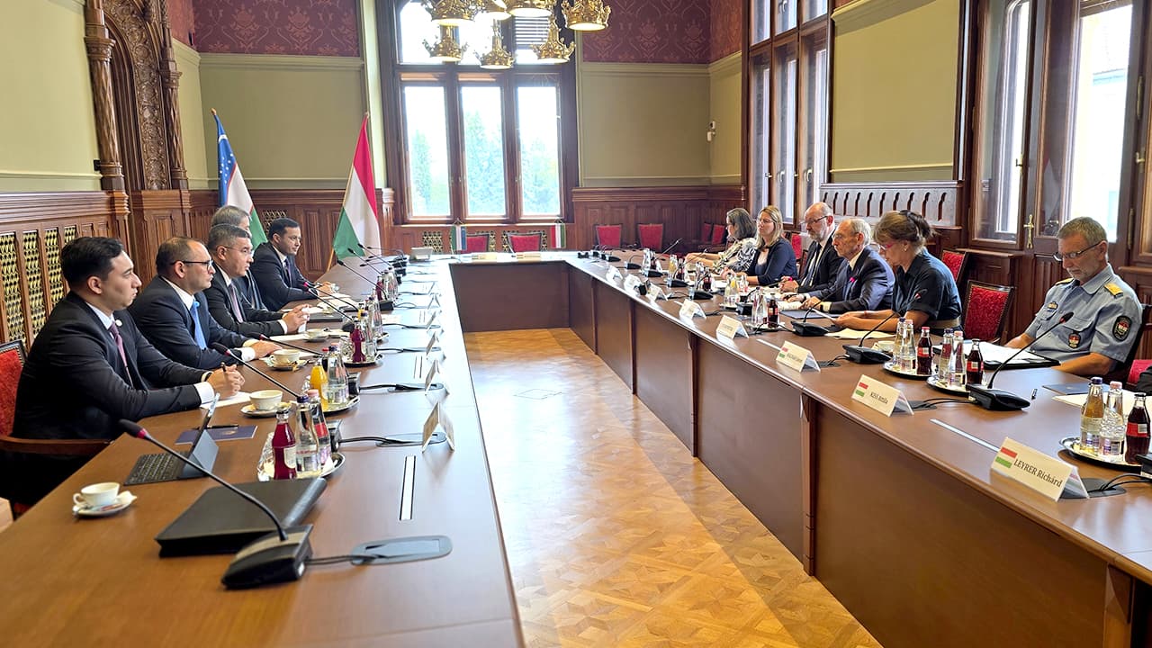 Enhancing Collaboration between Uzbekistan and Hungary in Crime Prevention: Minister of Internal Affairs Aziz Tashpulatov pays an official visit to Budapest