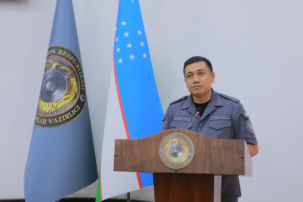 Buxoro viloyati ichki ishlar organlari shaxsiy tarkibi ishtirokida Ichki ishlar vazirligi ishchi guruhi tomonidan sayyor oʻquv yigʻinlari oʻtkazilmoqda