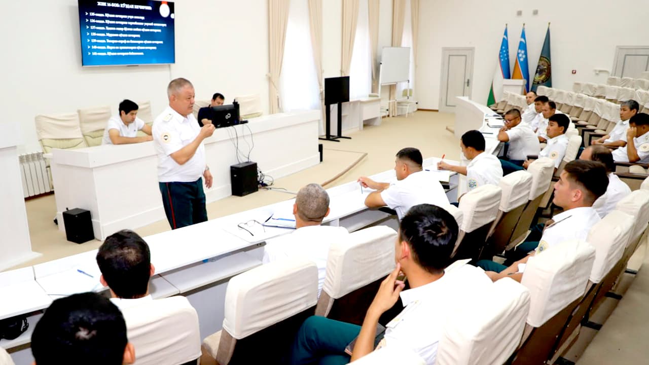 Hududlarda ichki ishlar organlarining ekspert-kriminalistika boʻlinmalari xodimlari uchun sayyor mashgʻulotlar oʻtkazilmoqda