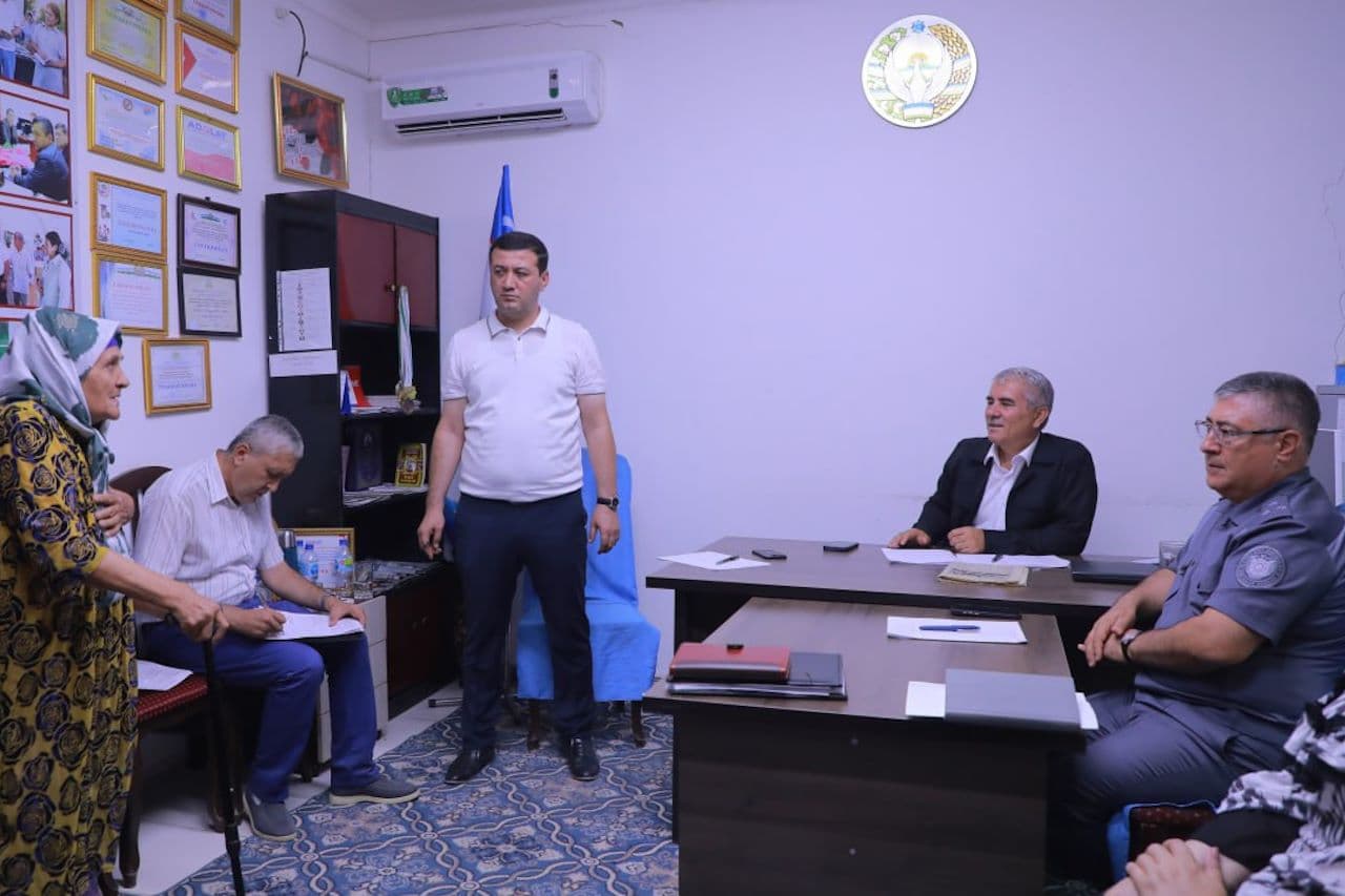 Изучено выполнение намеченных мер по улучшению криминогенной обстановки, обеспечению занятости и повышению доходов населения в махалле Варахша города Бухары