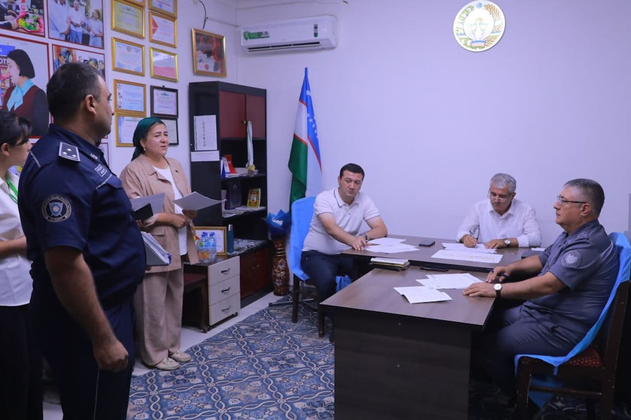 Изучено выполнение намеченных мер по улучшению криминогенной обстановки, обеспечению занятости и повышению доходов населения в махалле Варахша города Бухары