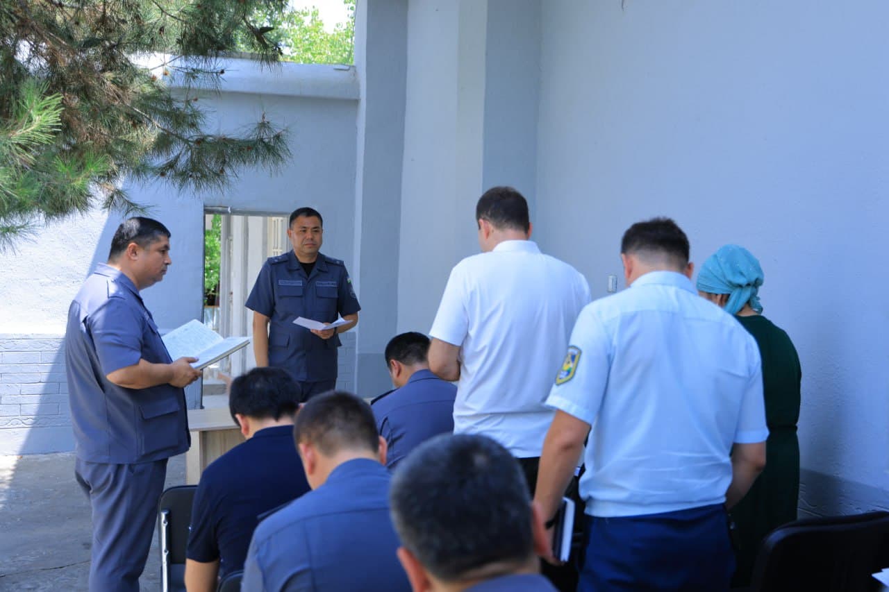 Рабочая группа Управления внутренних дел Наманганской области провела изучения в Давлатабадском районе