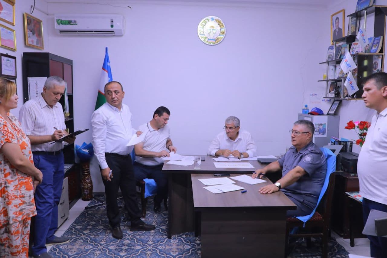 Изучено выполнение намеченных мер по улучшению криминогенной обстановки, обеспечению занятости и повышению доходов населения в махалле Варахша города Бухары