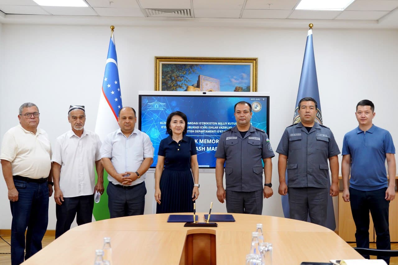 Jazoni ijro etish muassasalarida maʼrifat va intellektual muhitni rivojlantirishga qaratilgan hamkorlik memorandumlari imzolandi