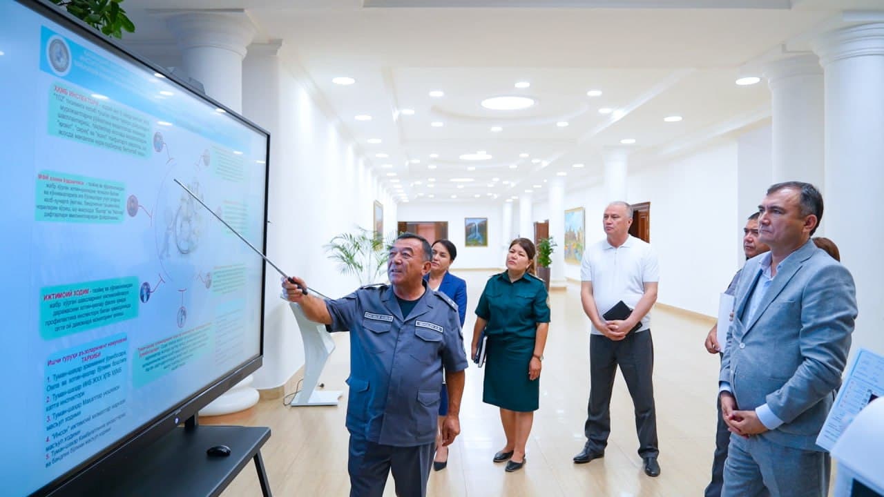 Qashqadaryo viloyatida yoʻl-transport va huquqni muhofaza qilish sohalarida yangi loyihalar taqdimoti boʻlib oʻtdi