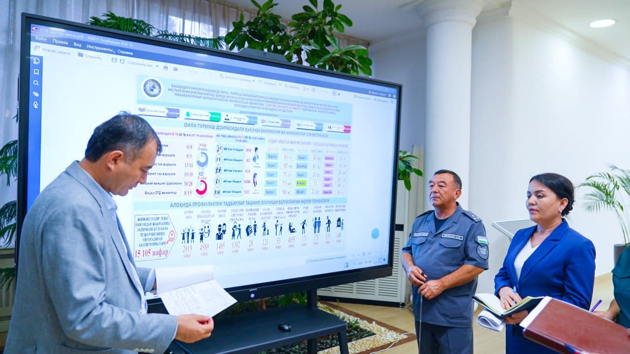 Qashqadaryo viloyatida yoʻl-transport va huquqni muhofaza qilish sohalarida yangi loyihalar taqdimoti boʻlib oʻtdi