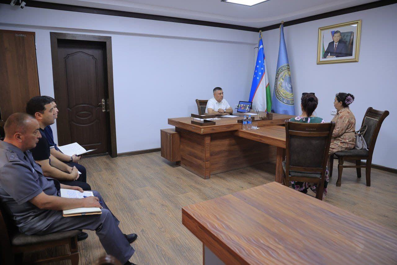 Buxoro viloyati Ichki ishlar boshqarmasi rahbariyatining jismoniy va yuridik shaxslar murojaatlari yechimiga doir navbatdagi shaxsiy qabul boʻlib oʻtdi