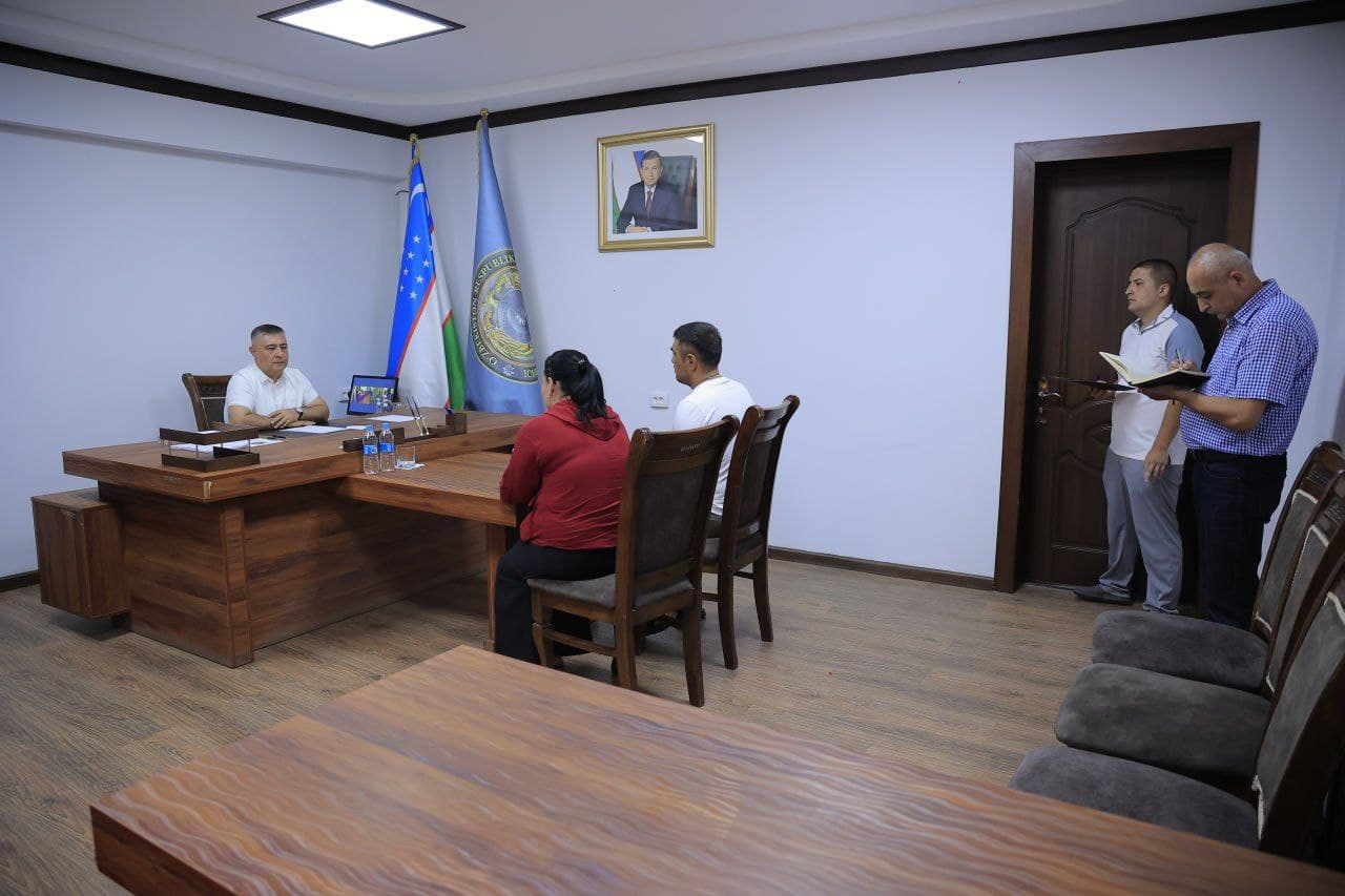 Buxoro viloyati Ichki ishlar boshqarmasi rahbariyatining jismoniy va yuridik shaxslar murojaatlari yechimiga doir navbatdagi shaxsiy qabul boʻlib oʻtdi