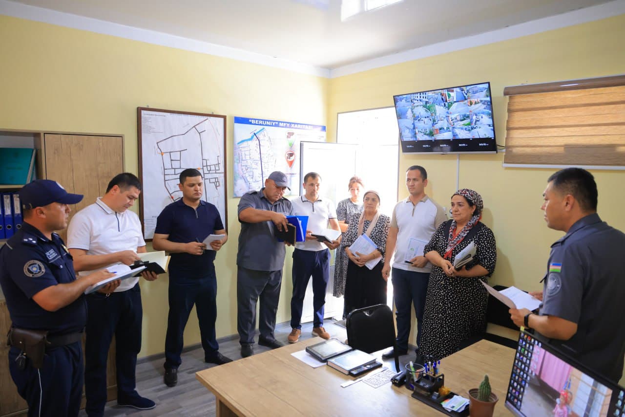 Namangan viloyati IIB ishchi guruhining navbatdagi oʻrganishlari Uychi tumanida boʻlib oʻtdi