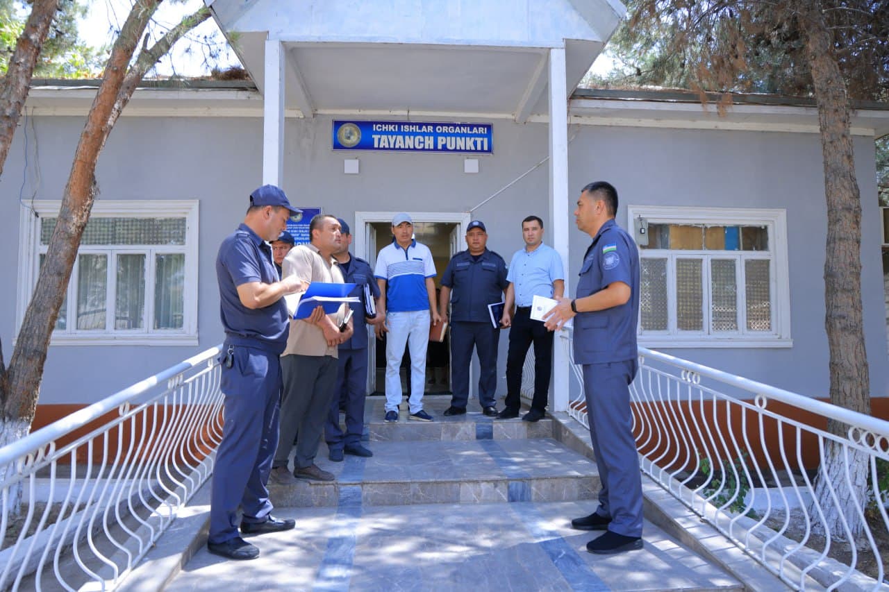 Namangan viloyati IIB rahbariyati tomoindan hududlarda oʻrganish va amaliy yordam koʻrsatish ishlari izchil davom etmoqda