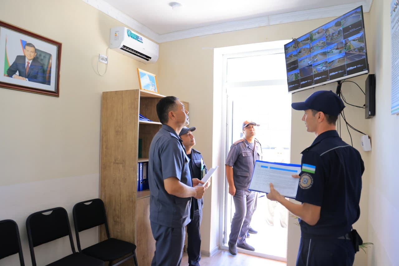 Namangan viloyati IIB rahbariyatining navbatdagi oʻrganish ishlari Chust tumanida davom etdi