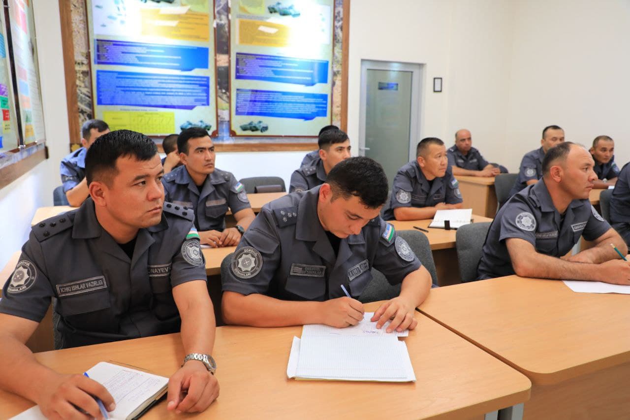 IIV Qorovul qoʻshinlari harbiy xizmatchilari uchun navbatdagi oʻquv-uslubiy yigʻin tashkillashtirildi