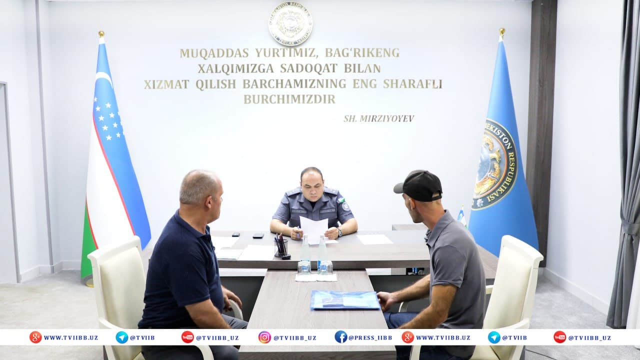Aholi murojaatlarini oʻrganish maqsadida Toshkent viloyati Ichki ishlar bosh boshqarmasida qabul oʻtkazildi