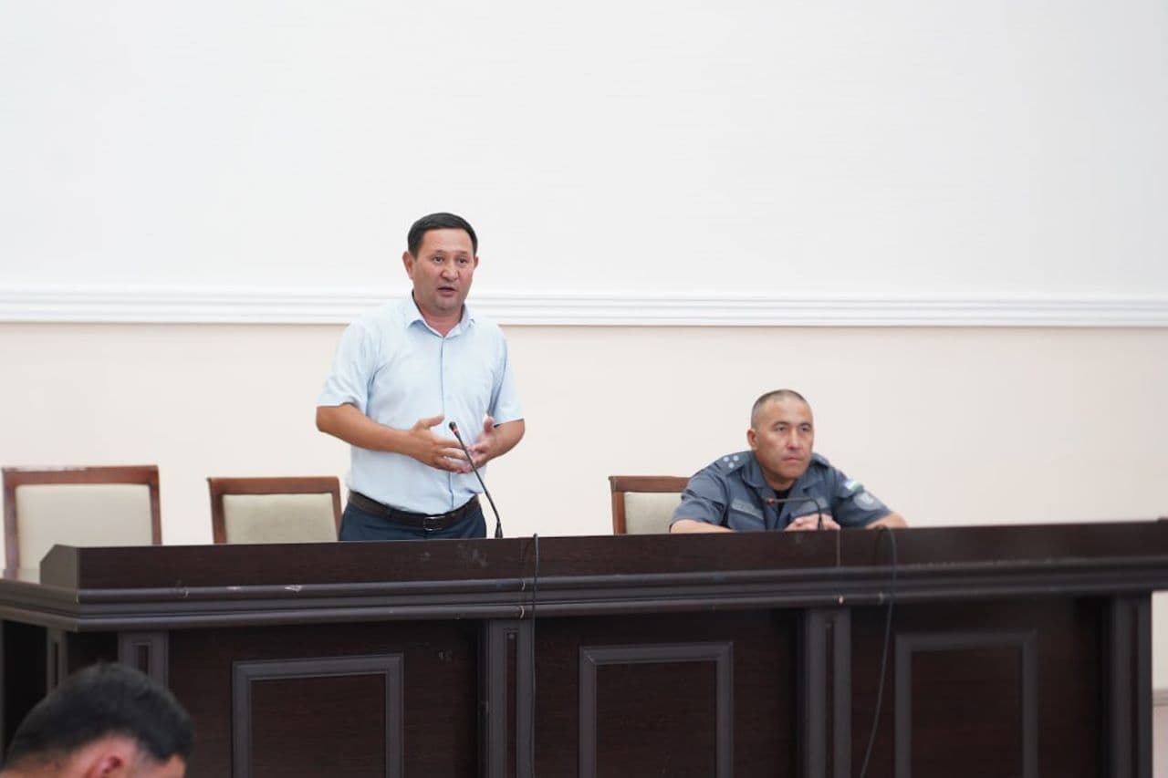 Qoraqalpogʻiston Respublikasi Chimboy tumanida sodir boʻlgan ogʻir jinoyat muhokama qilindi