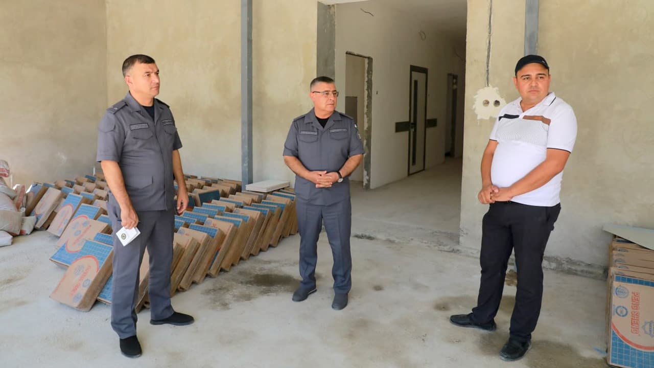 Buxoro viloyatida Ichki ishlar boshqarmasiga qarashli tibbiyot muassasalarini rekonstruksiya qilish ishlari jadallik bilan olib borilmoqda