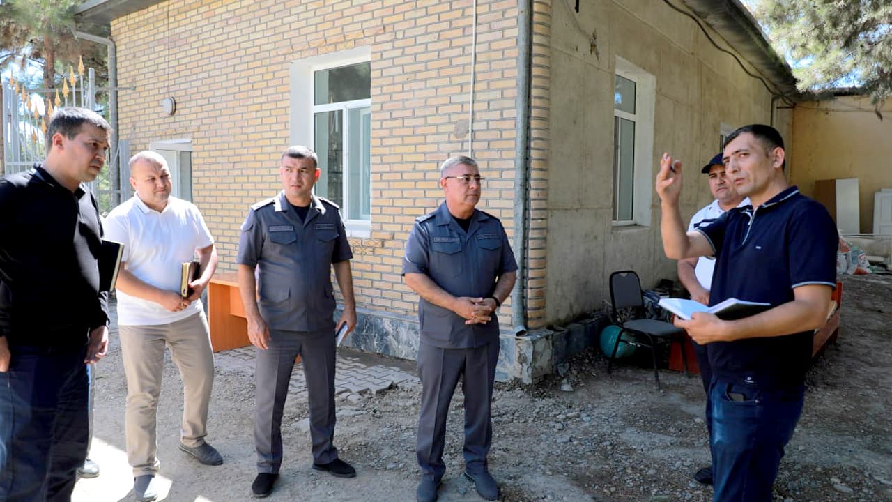 Buxoro viloyatida Ichki ishlar boshqarmasiga qarashli tibbiyot muassasalarini rekonstruksiya qilish ishlari jadallik bilan olib borilmoqda