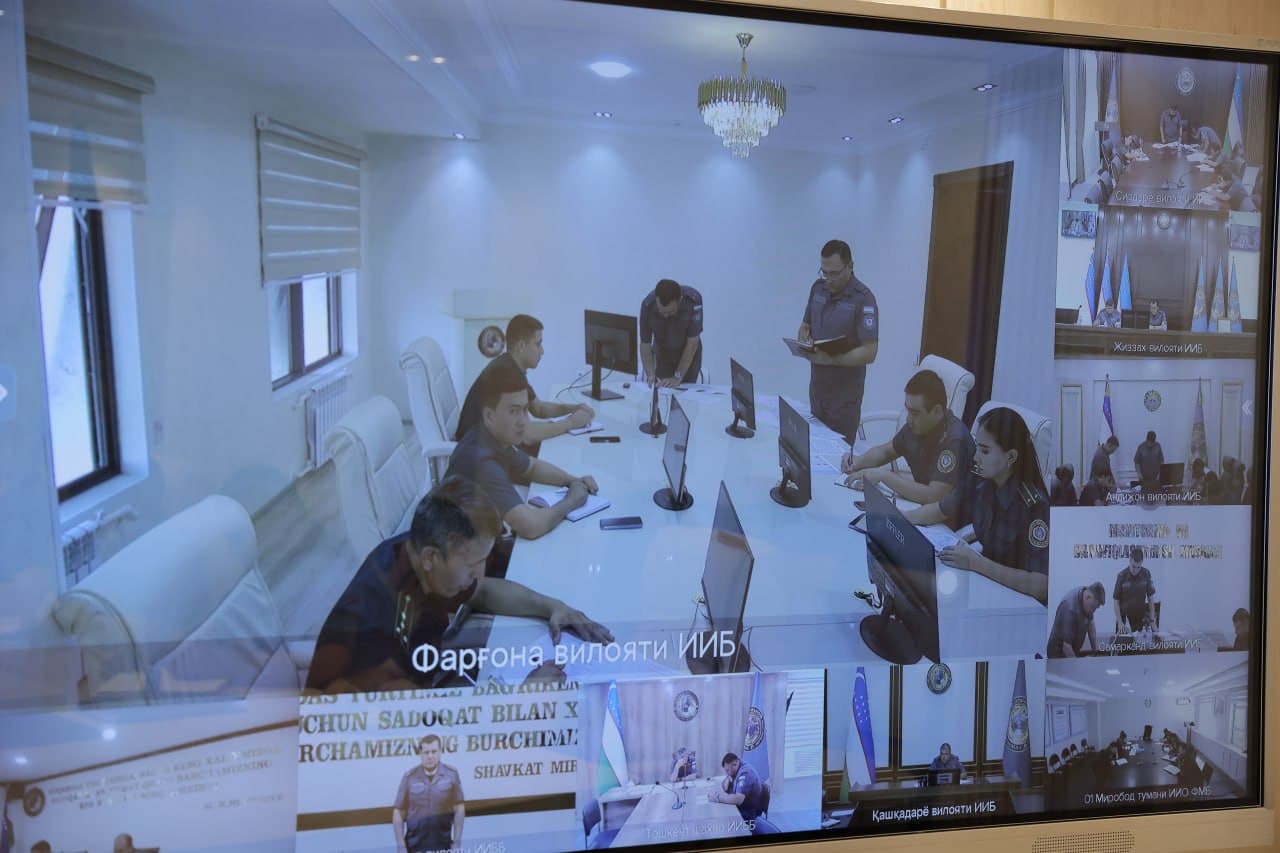 “Migratsion profilaktika” tadbirlari yuzasidan videoselektor yigʻilishi oʻtkazildi